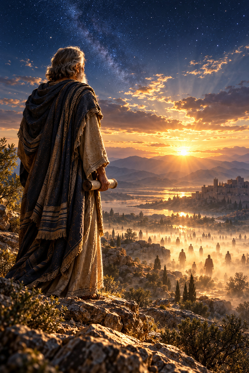 Daniel contempla las estrellas y la luz del amanecer como imagen de resurrección y esperanza